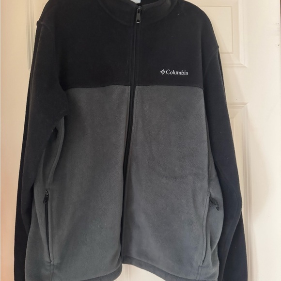 Columbia Men’s Steens Mountain™ 2.0 Full Zip Fleece Jacket Black Gray XL - Picture 5 of 10